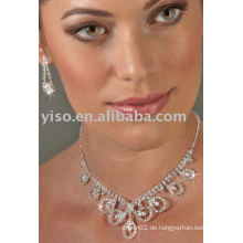 9 Schleife Rhinestone Schmuck Set